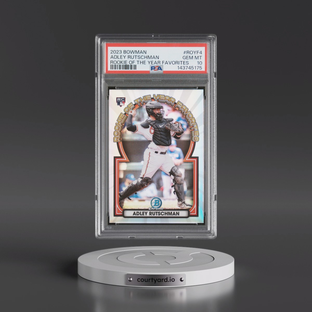 2023 Adley Rutschman - Baseball Bowman Rookie of the Year